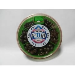 Набор грузил Pallini 110г, 0.3-1.5г